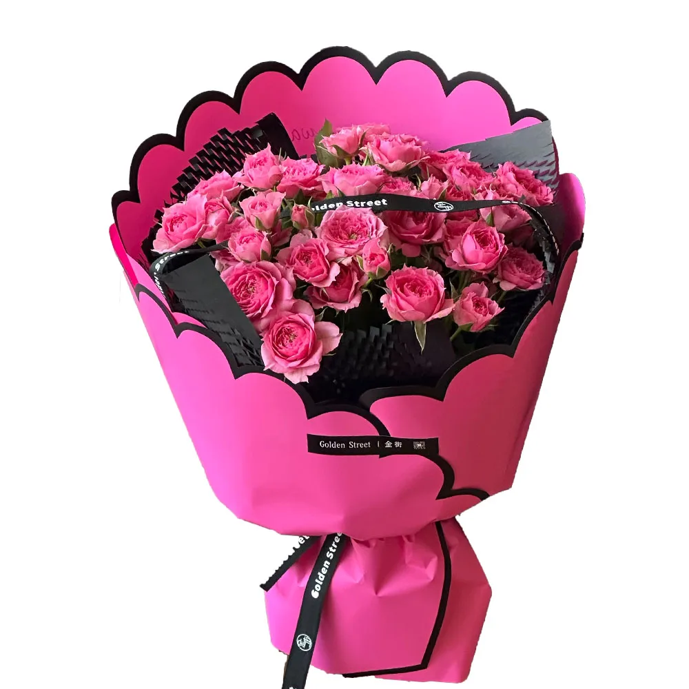 New arrival Creative 10pcs/bag Wavy  Wrapping Paper Waterproof Wrapping paper for florist