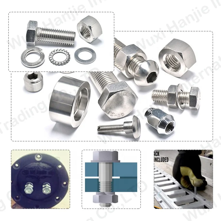 Top sales High quality  DIN933 Stainless Steel Hex bolt Full Thread Hexagon Bolt