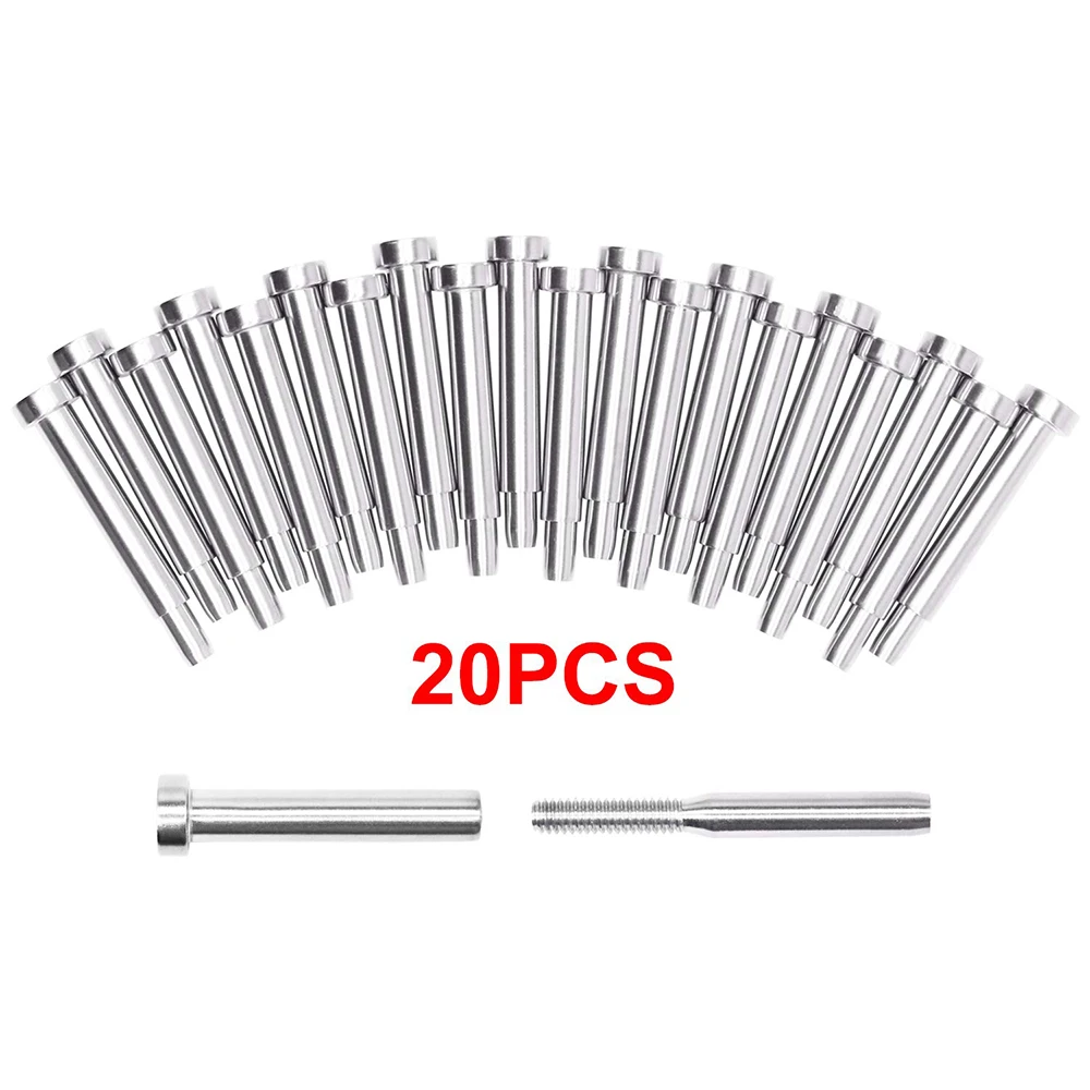 Stainless steel cable railing accessories for deck railing