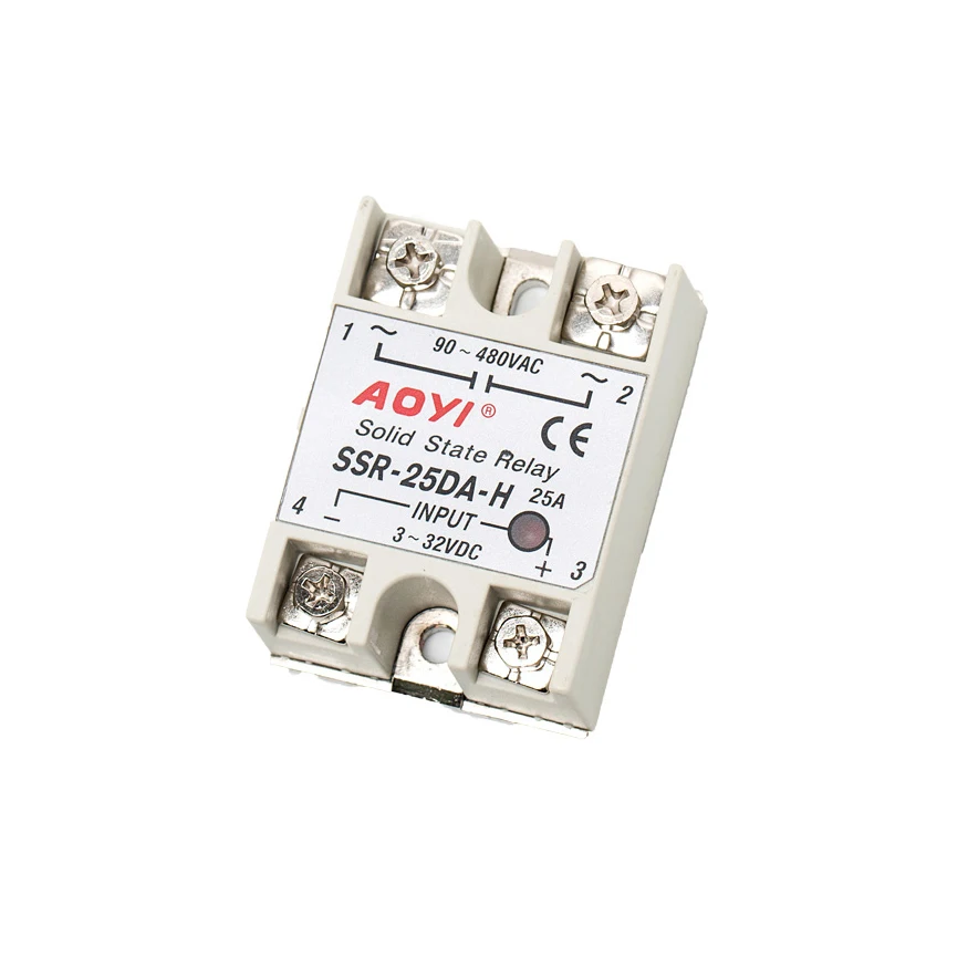Aoyi SSR-60DA-H din rail single phase automotive solid state relay