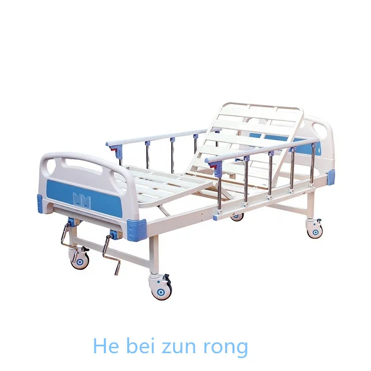 
Best selling adjustable one function manual medical clinic hospital bed price 