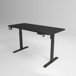 Yz High Quality Office Modern Electric Adjustable Folding Compute Table Metal Frame standing desk table