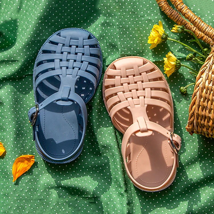 Children Cute Summer Cool Waterproof Toddler Girls Sandals Outdoor Flat Water Slides Kids Slippers