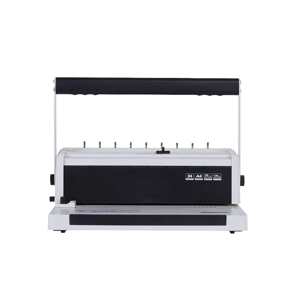 Pingda W20 300mm A4 Size 20 Sheets Double Loop Binder Wire Binding Machine Binder for Office