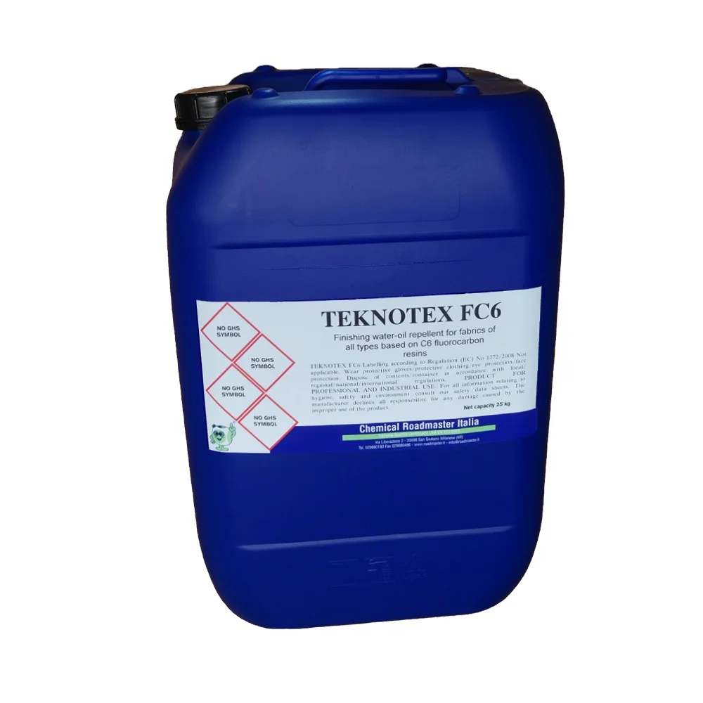 Best Product Finishing water-oil repellent for fabrics of all types based on C6 fluorocarbon resins