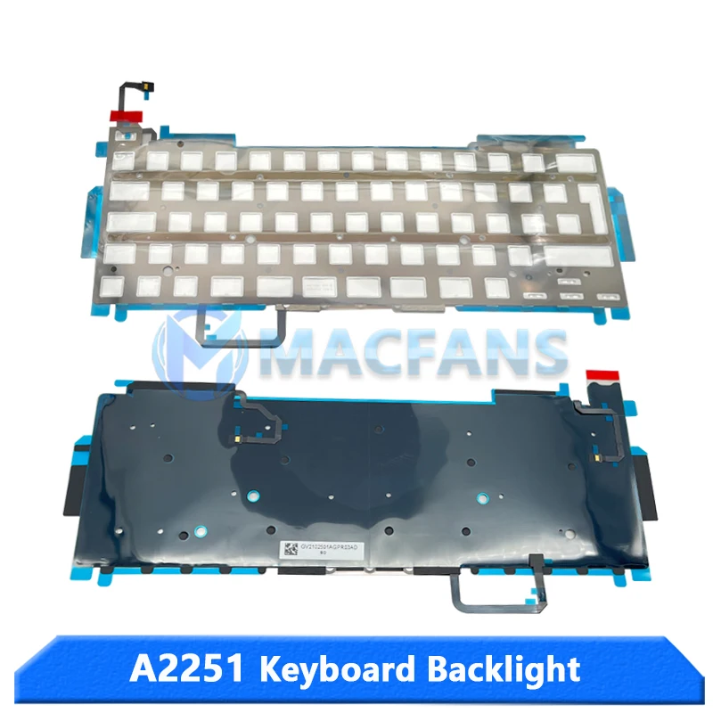 Original For Macbook A1706A1707A1990A2159A2251A2289A2338A2141 Keyboard Backlight A1534A1932A2179A2337Keyboard Backlight Backlit