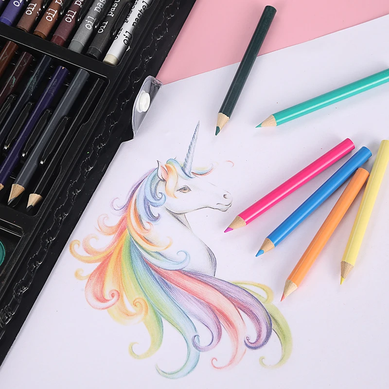 
Pencil Painting Water Color Brush Stationery Gift Kids Painting Drawing Art Set 