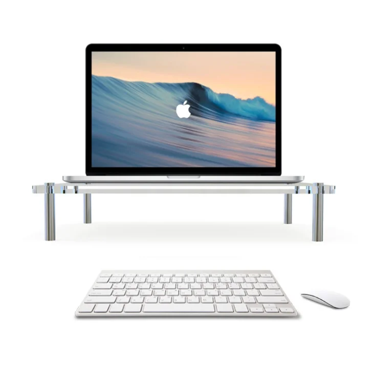 Пользовательская стойка для монитора прозрачная акриловая подставка