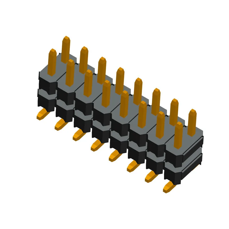 2.54mm Pitch Male Pin Header Tht PCB Header Berg Connector