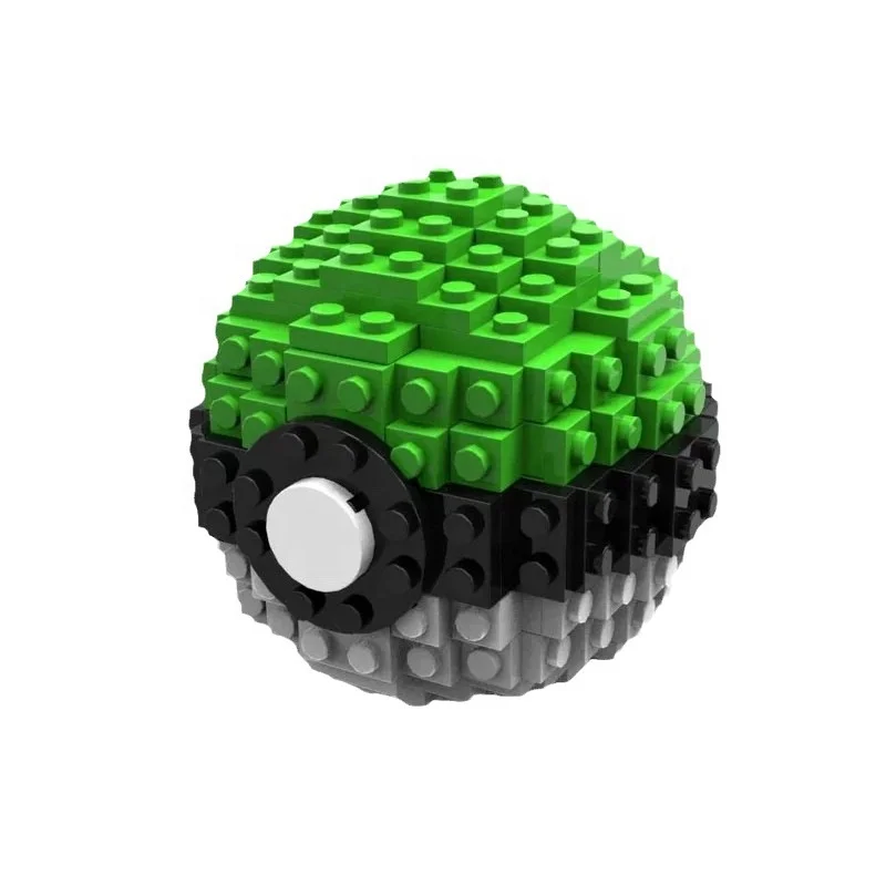 Zealed Wholesale Pokemoned Pikachu Building Block ABS Model Toy Set Educational Puzzle Stress Relief Blocks for Kids Anime Style