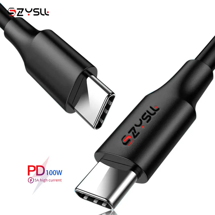 Кабель для быстрой зарядки с Type c на Type c emark Macbook, 100 Вт, PD 5a