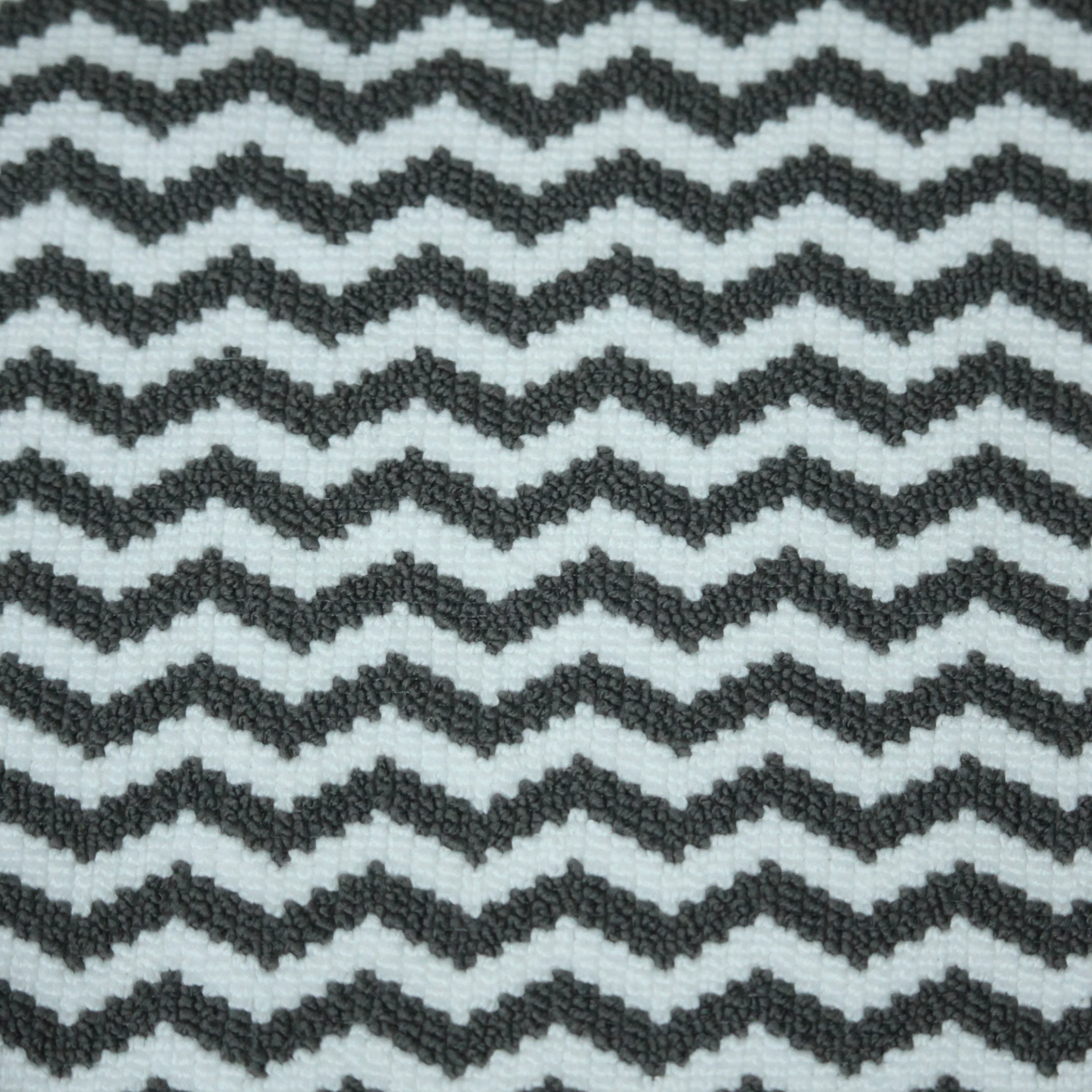 Customized microfiber Bamboo charcoal jacquard large pearl  terry cloth and cleaning fabric roll for car,home and outside