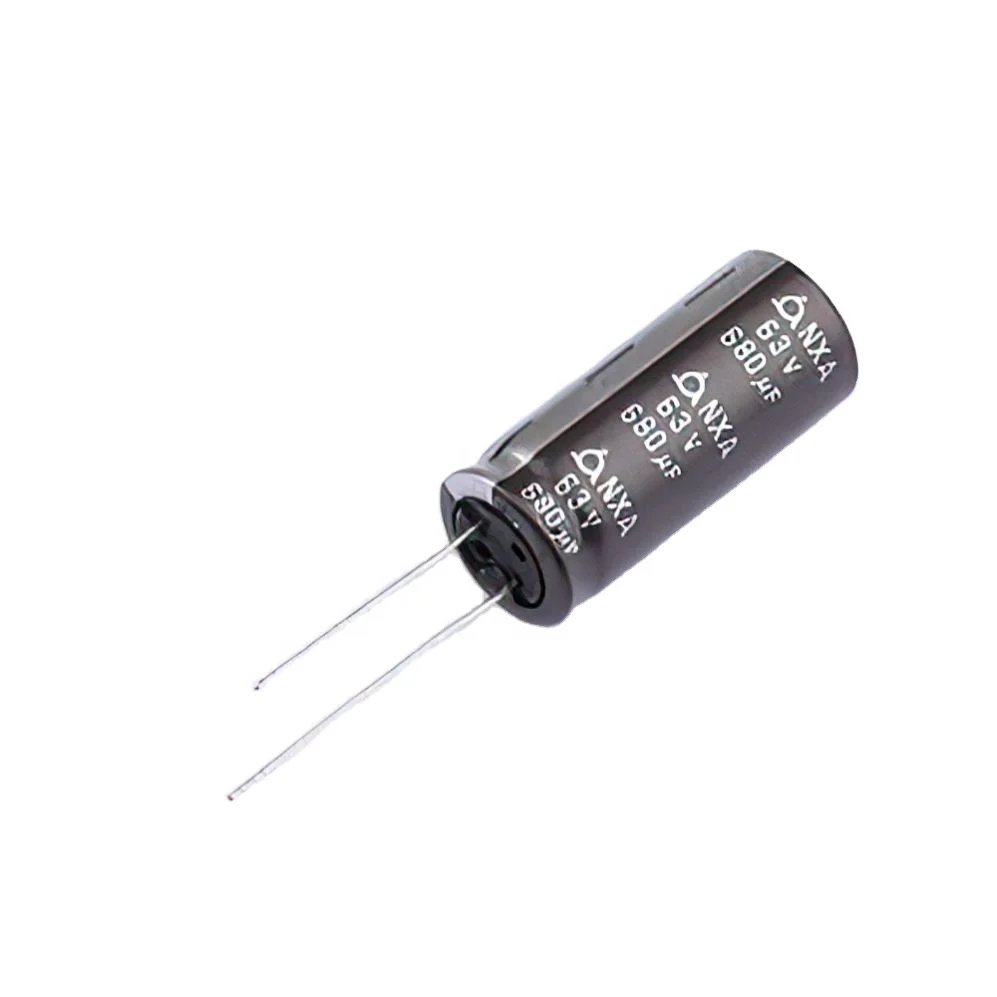 Aluminum electrolytic capacitors NXA63VB680M12.5*30 LO NXA63VB680M12.5*30 LO plug-in D12.5xL30mm mlcc film capacitor