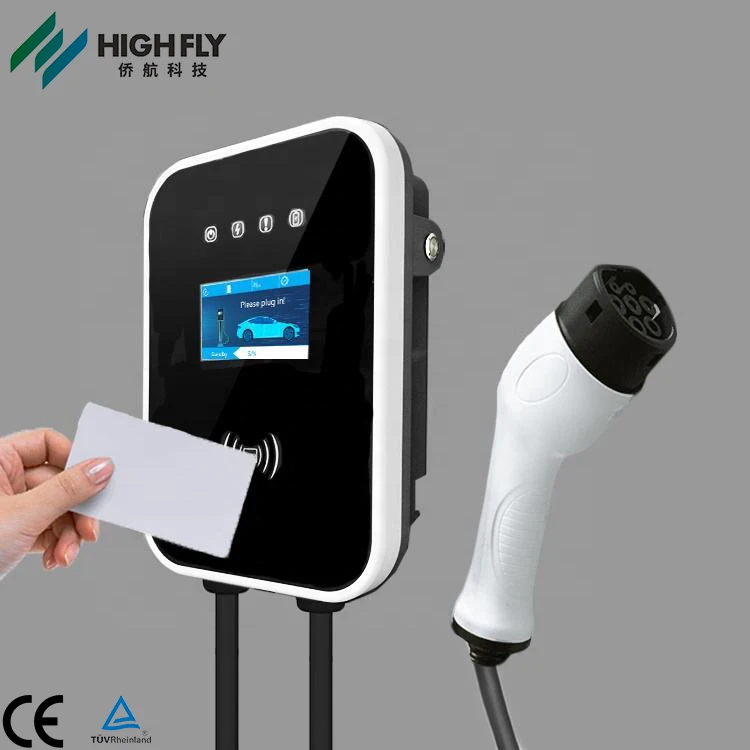 EU Warehouse TUV CE Electric Vehicle Charge Station Ev Charger Type 2 Single Phase Fast Charging Ev Quick Car Charger