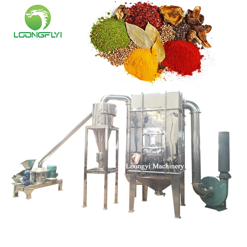 Loongyi industrial salt cocoa bean grinder wet grain loose leaf cereals mill machine