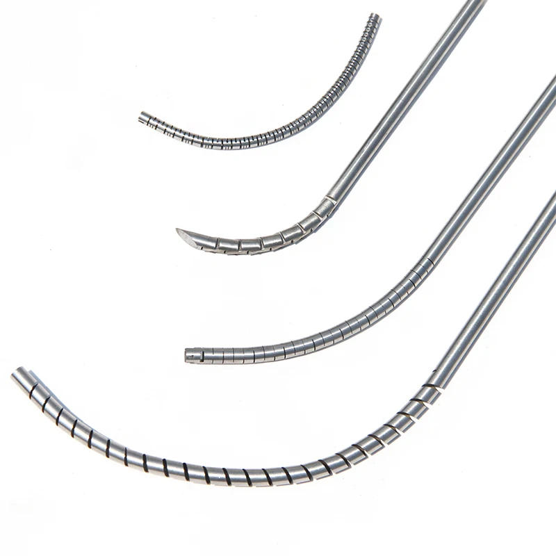 Stainless Steel Flexible Tube Cutting Endoscope Sections Hypotubes Laser Cut For Hypotube 360 Degree Laser Cut Hypotube