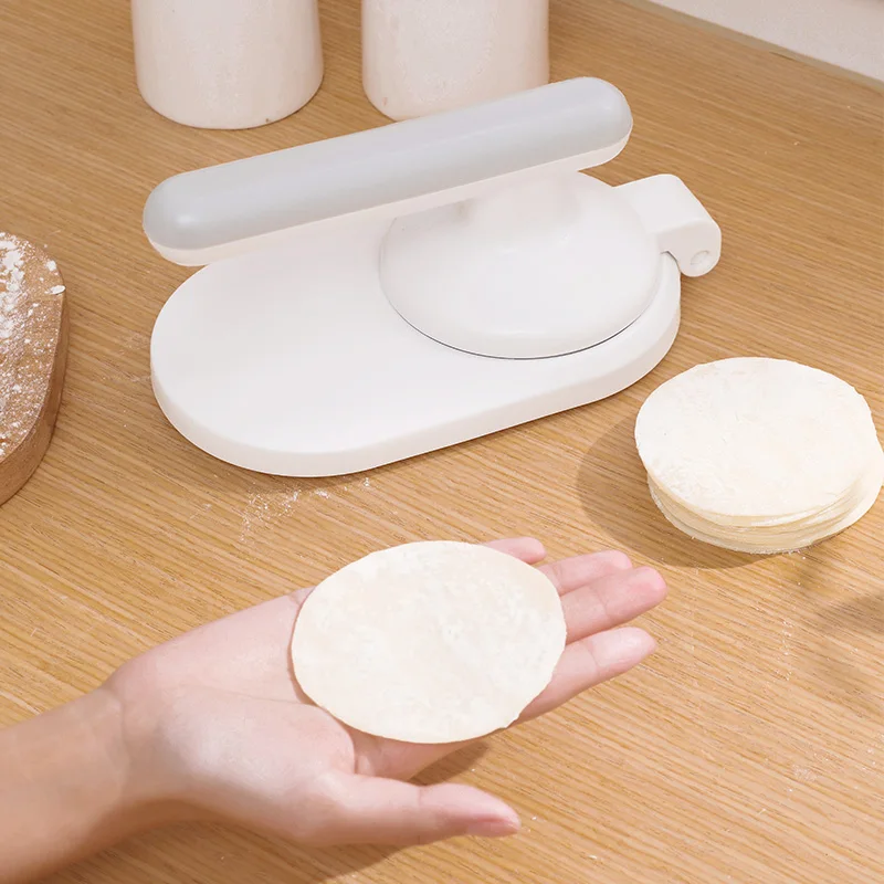 New Dumpling Skin Pressing Tool for Home Use Dumpling Making Steamed Bun Mold Dumpling Rolling Leather Maker
