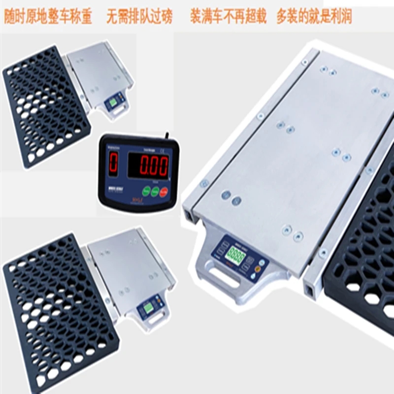 Подвижные статического портативная тележка для взвешивания ось весы мост автомобильные весы