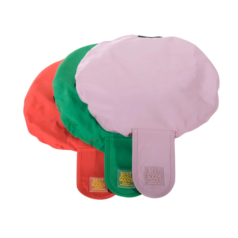 Private label travel large capacity recycled beauty nylon drawstring cosmetic bag makeup bag