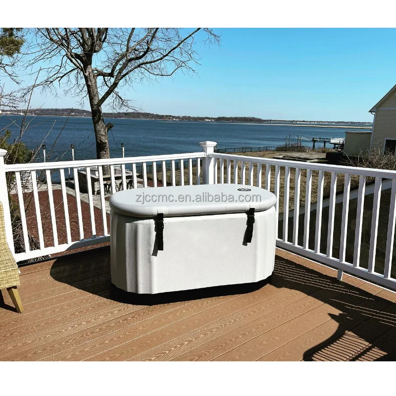 Hot Sale Ice tub Pro Drop Shipping custom Size Inflatable Ice Baths Cold Plunge Bath Adult Inflatable Bath Tub With Hand Pump