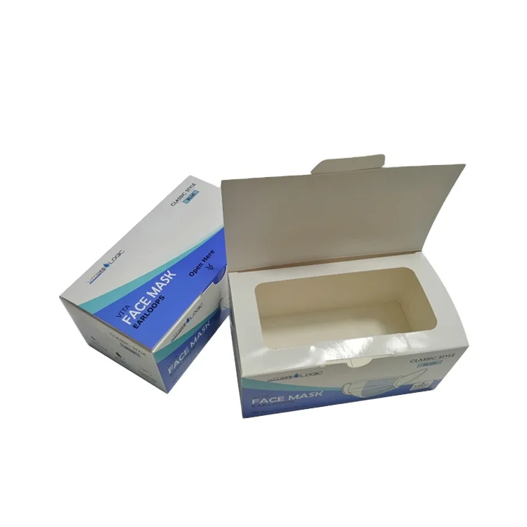 custom box disposable face mask packaging box n95 mask boxes