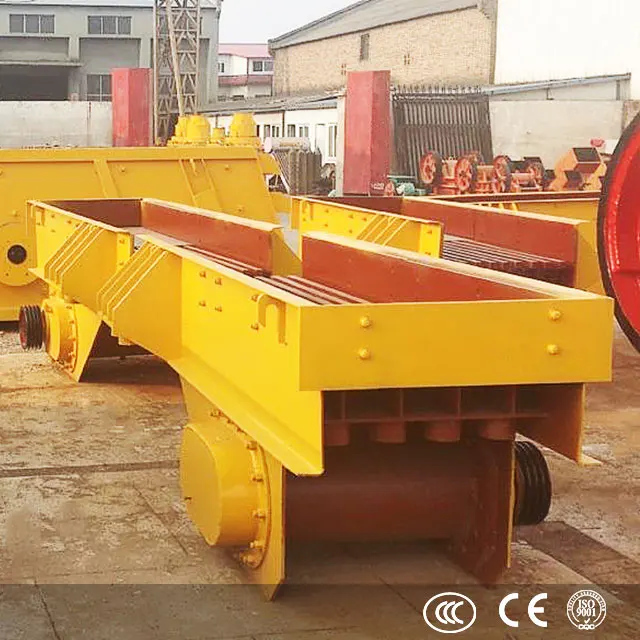  Высококачественный Вибрационный питатель 300t для камней гравия с видео на продажу
