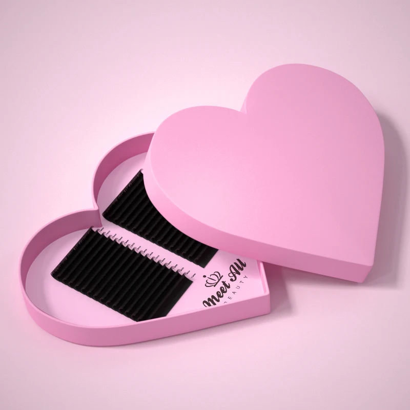 Lash Boxes Custom Logo with Tray Classic Korean Pbt Fiber J Curl Classic Lash Extensions 0.15 Trays Wholesale