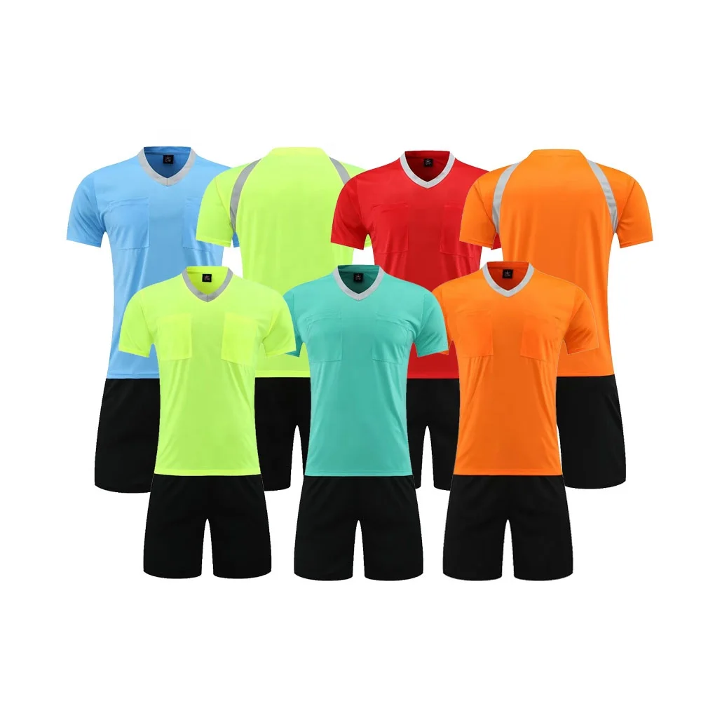 Personal Design 2023 New Soccer Referee Uniforms Thai Quality  Soccer Jersey Referee Jersey