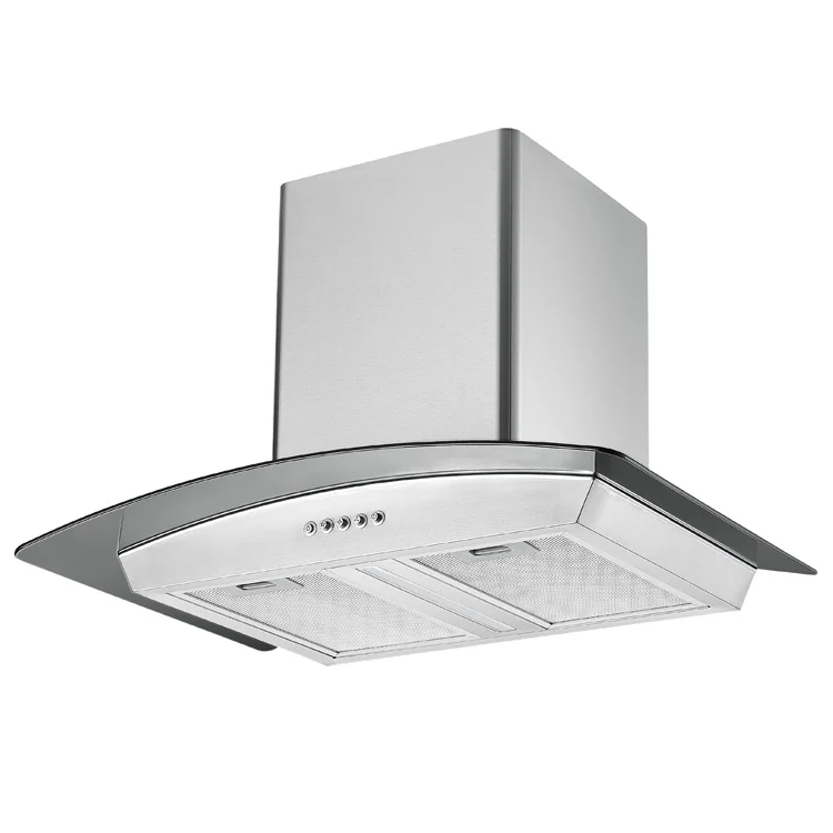 kitchen stainless steel extractor hood 60cm cooker range hood