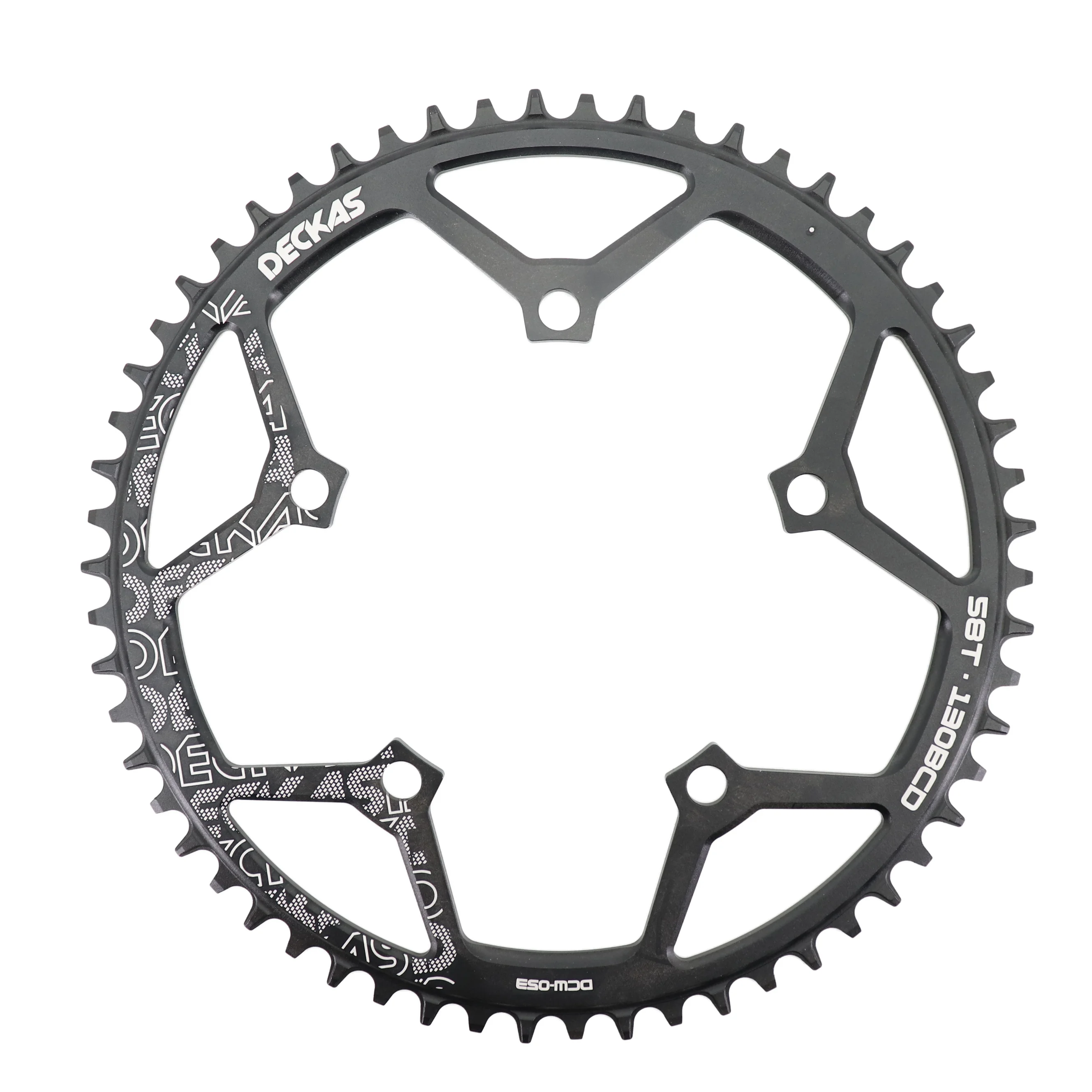 Deckas Chainring 130bcd Round for shimano 5700 6700 50 52 55 58T Road Bike ChainWheel 130bcd for sram red