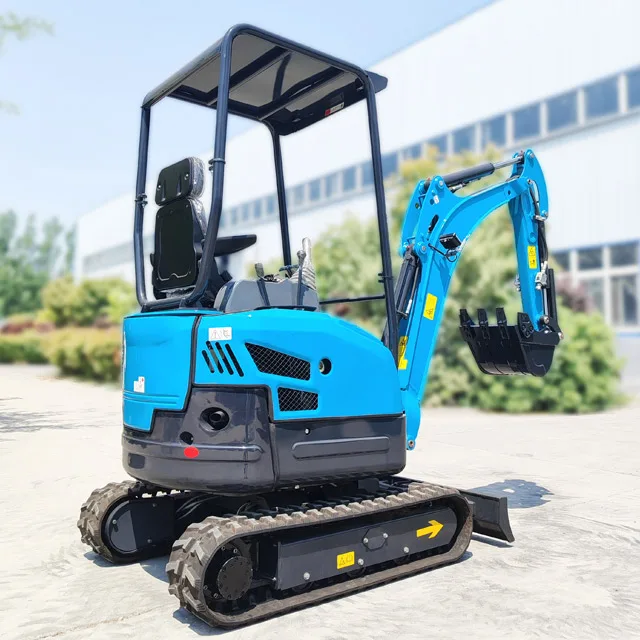 China factory  Popular sale new 1 ton 2 ton excavators Farm Garden kubota engine Diesel Mini Excavator machine for sale