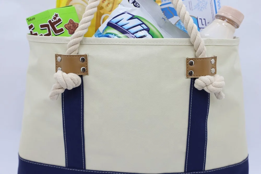 large capacity shopping bags with inside pocket, promotional shopping bags