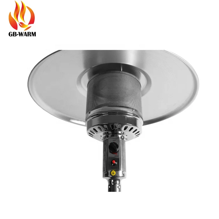Stainless steel assembled patio gas heater carefully manufactured by an excellent manufacturer