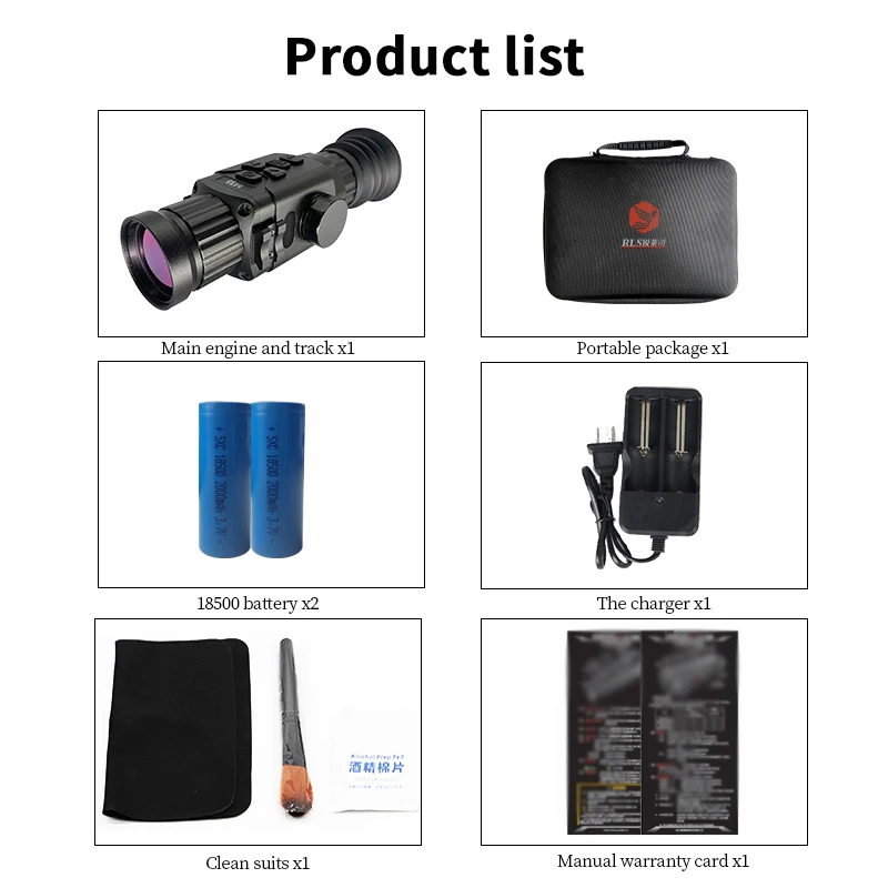 RLS Ultra-light thermal camera imaging long distance hunting thermal imager monocular handheld night vision thermal imaging