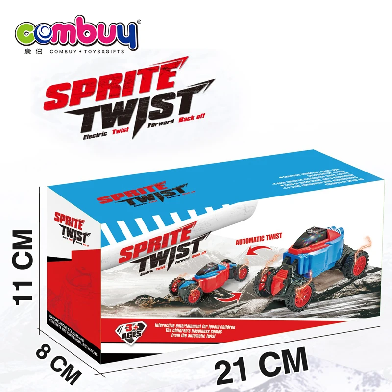 Deformation off-road lighting automatic toy twist stunt car