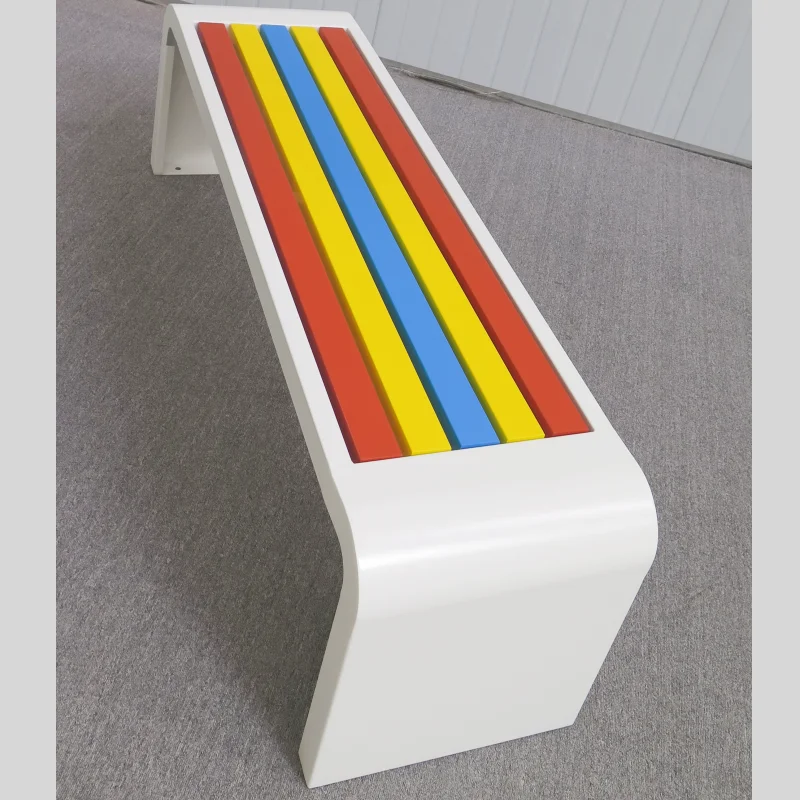 Haoyida Factory Top Quality Waterproof Patio Furniture Outdoor Metal Chair Cheap Park Benches Outside Garden Bench