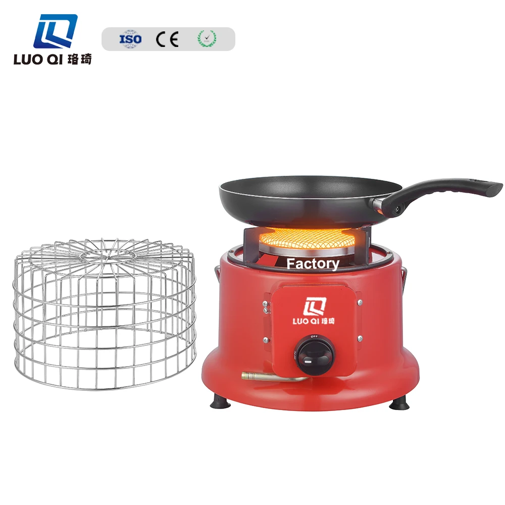 New style outdoor gas heater camping fast heating thick protective net small hiking stove gas heater portable