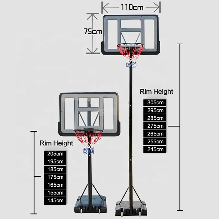 A-100321AL 2019 New Item Well-Designed Moveable Outdoor Indoor Basket Ball Stand