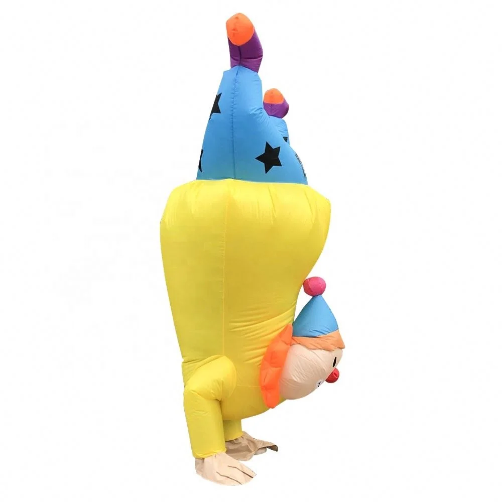 Low price wholesale of Halloween inflatable clown performance costumes circus inflatable performance costumes for sale