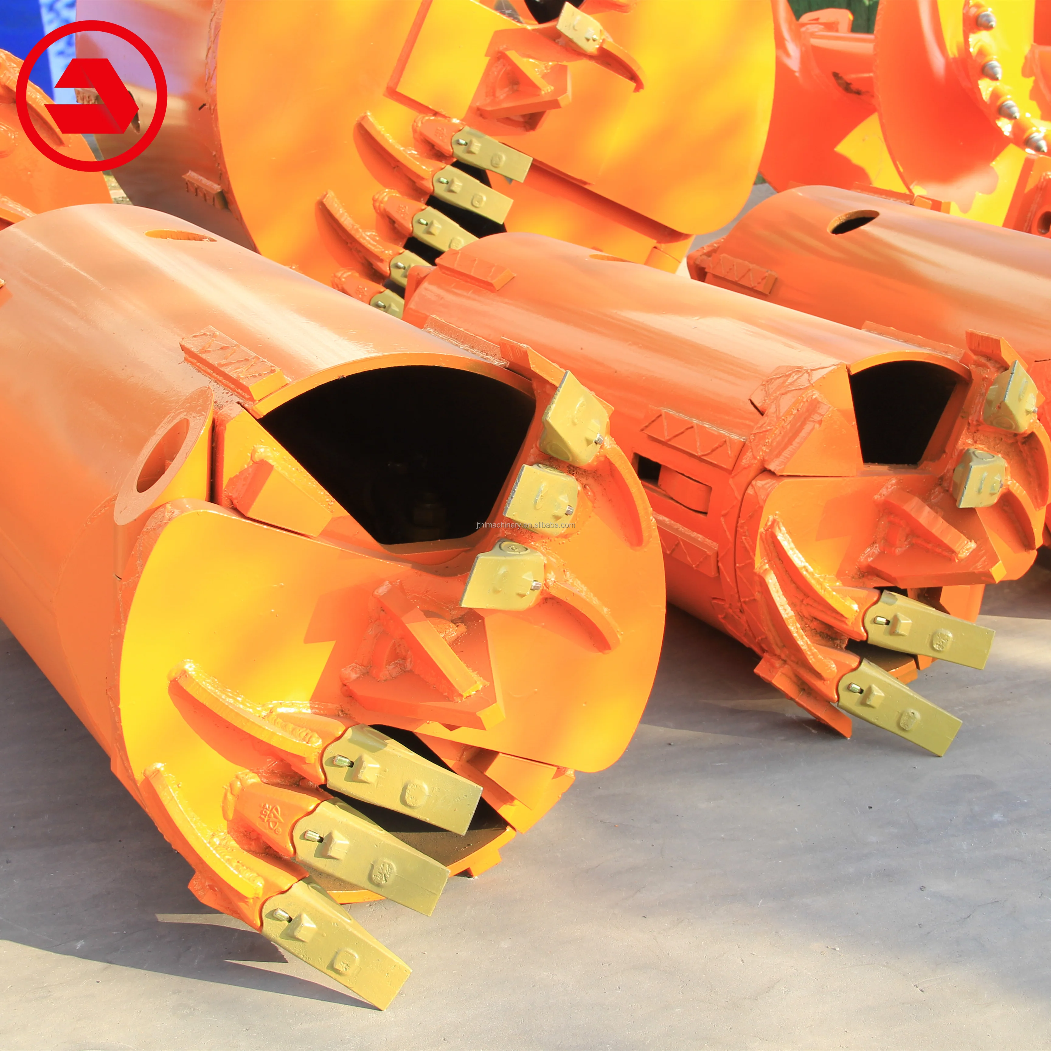 100%High Quality Rotary Drilling Tools 1500mm Drilling Bucket Core Barrel With Bullet Teeth