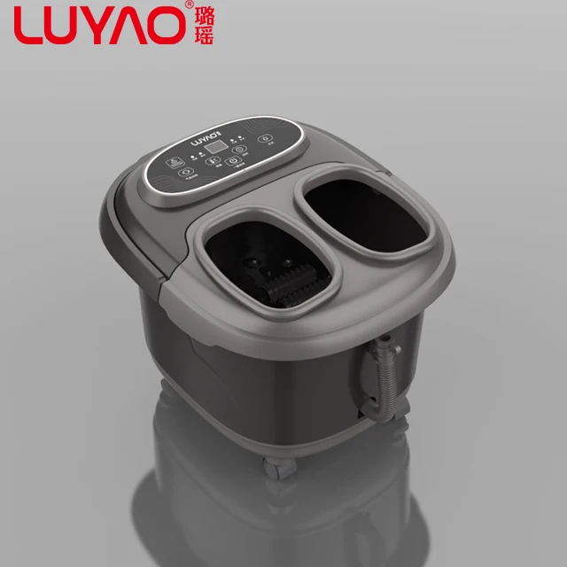 Deep massage pedicure foot spa detox machine motorized rollers drainpipe & Caster & Handle Design & Remote