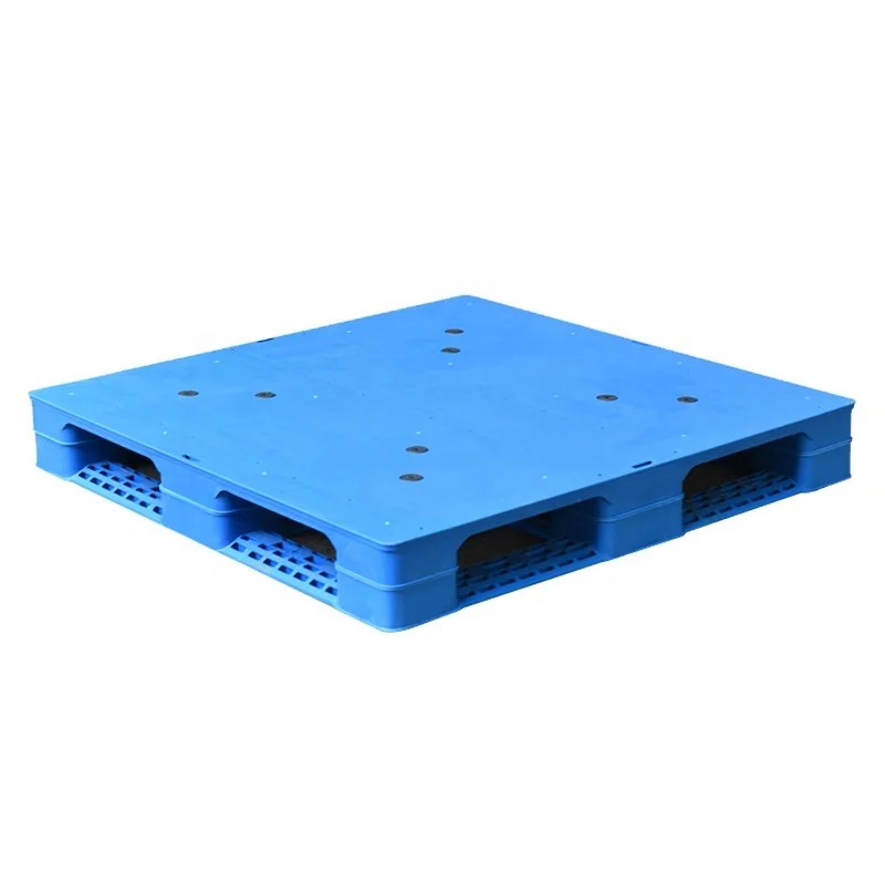 1200*1000MM Wholesale Price Plastic Pallet Heavy Duty Flat Warehouse Rack Load Fork Pallet Multifunction Plastic Pallet
