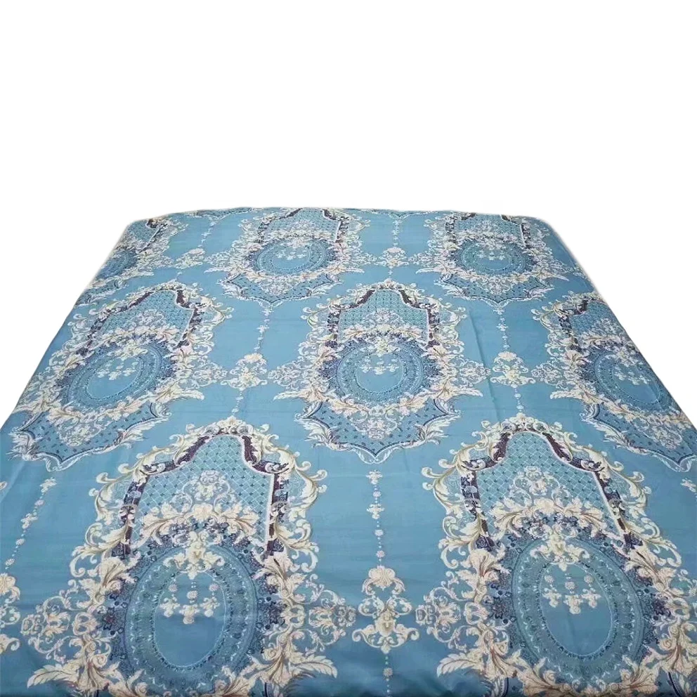 Vintage patterns printing for home bedding fabric bed sheets set raw materials for home textile