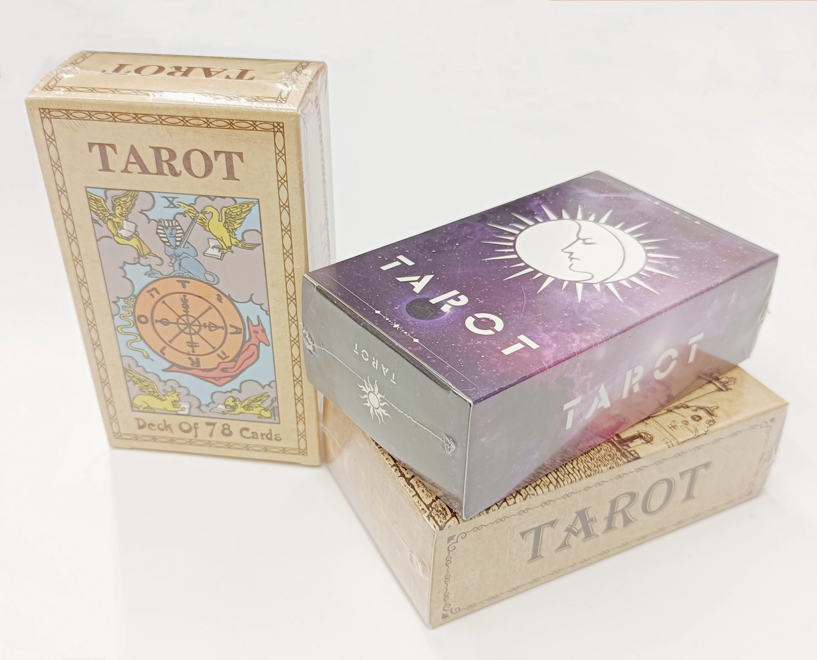 CustomTarot Card Stand Deck OEM Cheap High Quality Printing Cards With Guidebook Wholesale Hot Sale Customized Design CMYK Tarot