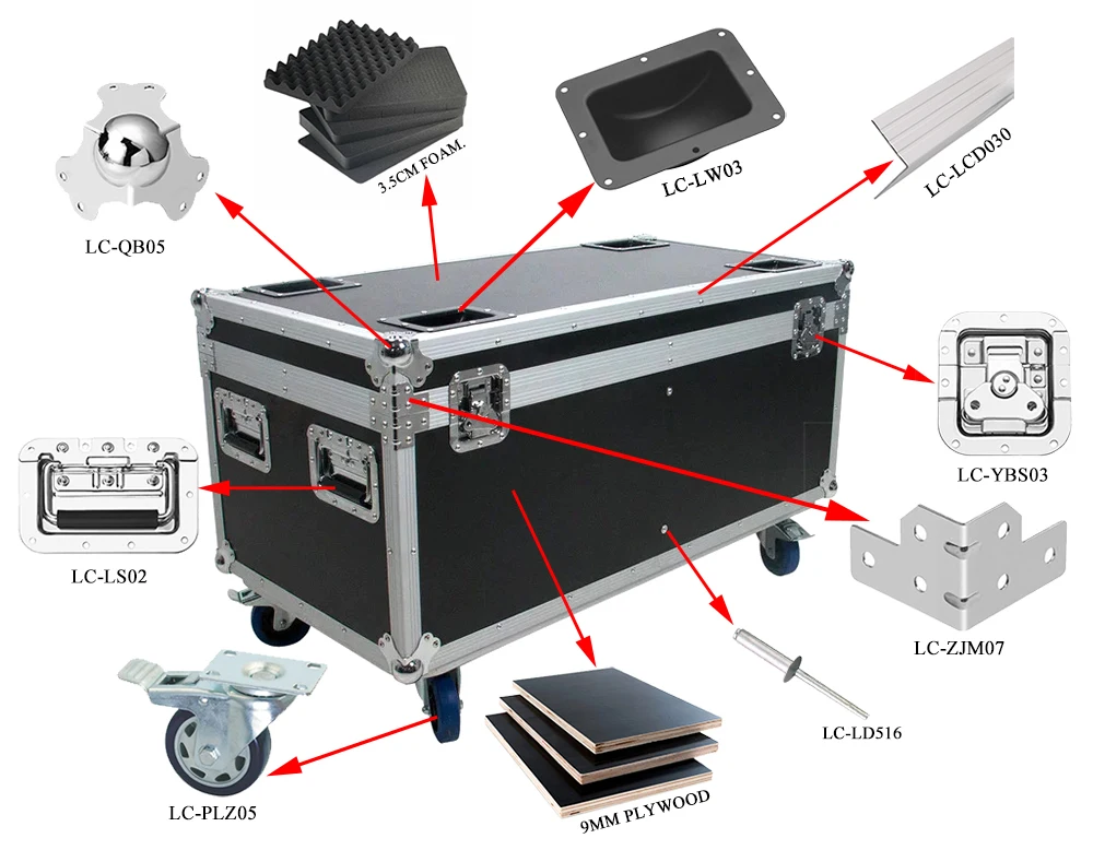 Flight case hardware fitting butterfly latch lock,Flight case recessed butterfly latch,Flight case padlock