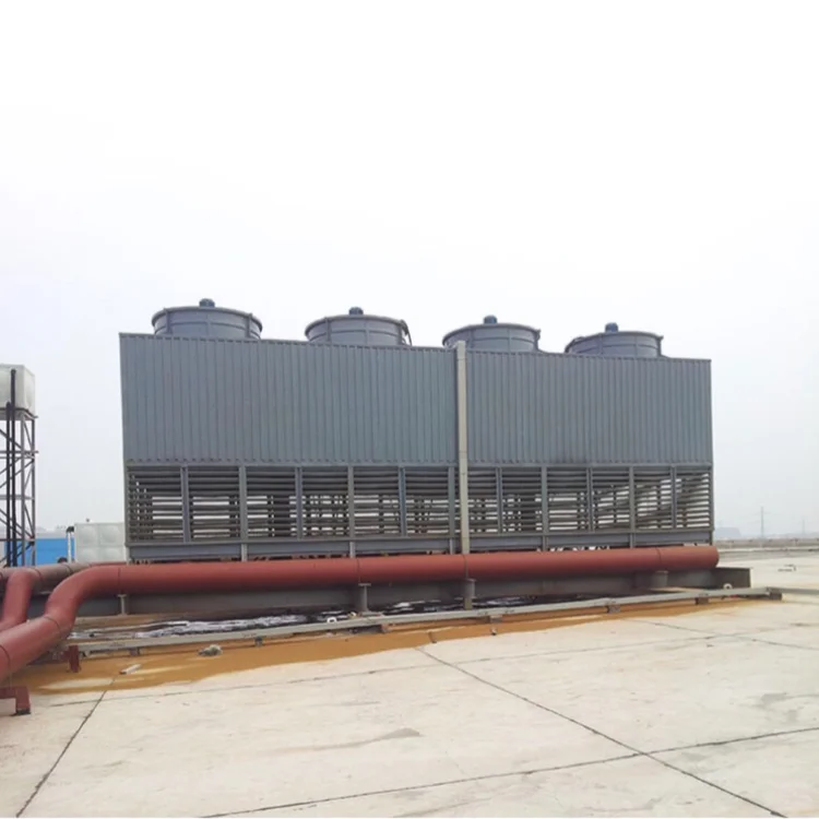 Square Counter Flow  Multifan Super Low Noise Fan Cool Water Towers For Farming