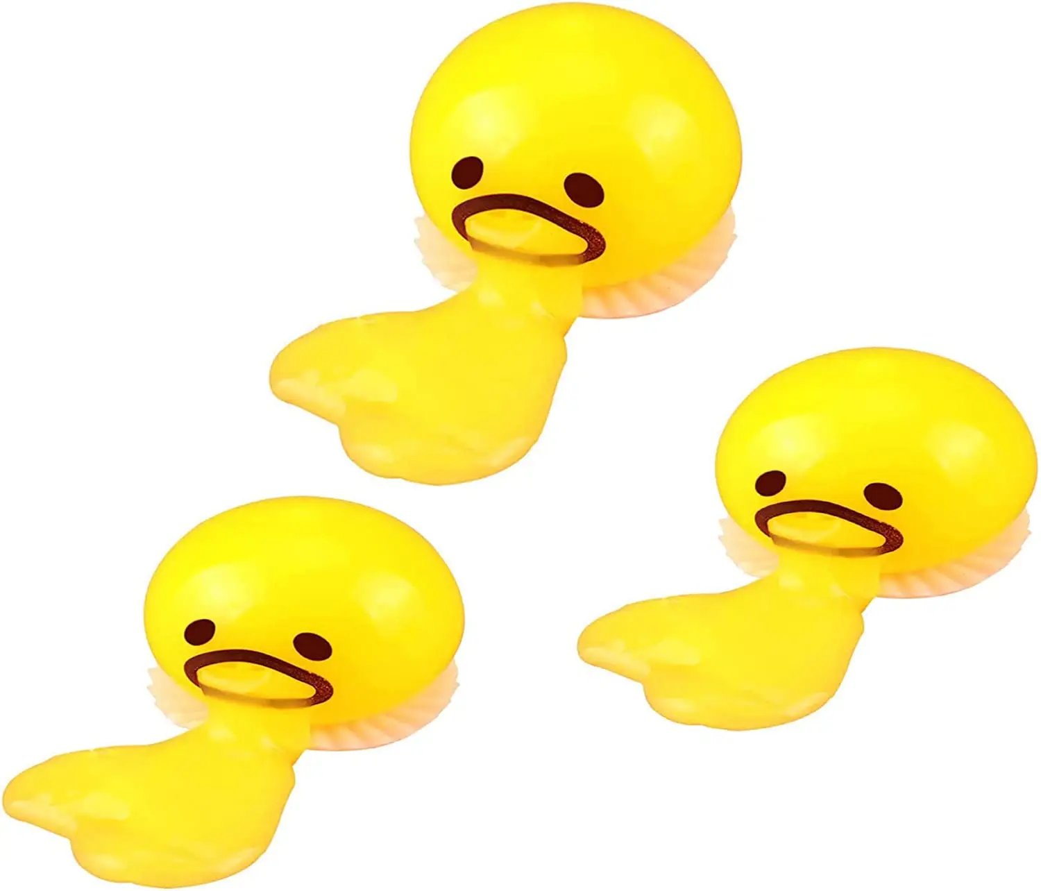 Puking Ball, Yellow Vomiting Egg Yolk Stress Ball, Stress Relief Fidget Toys