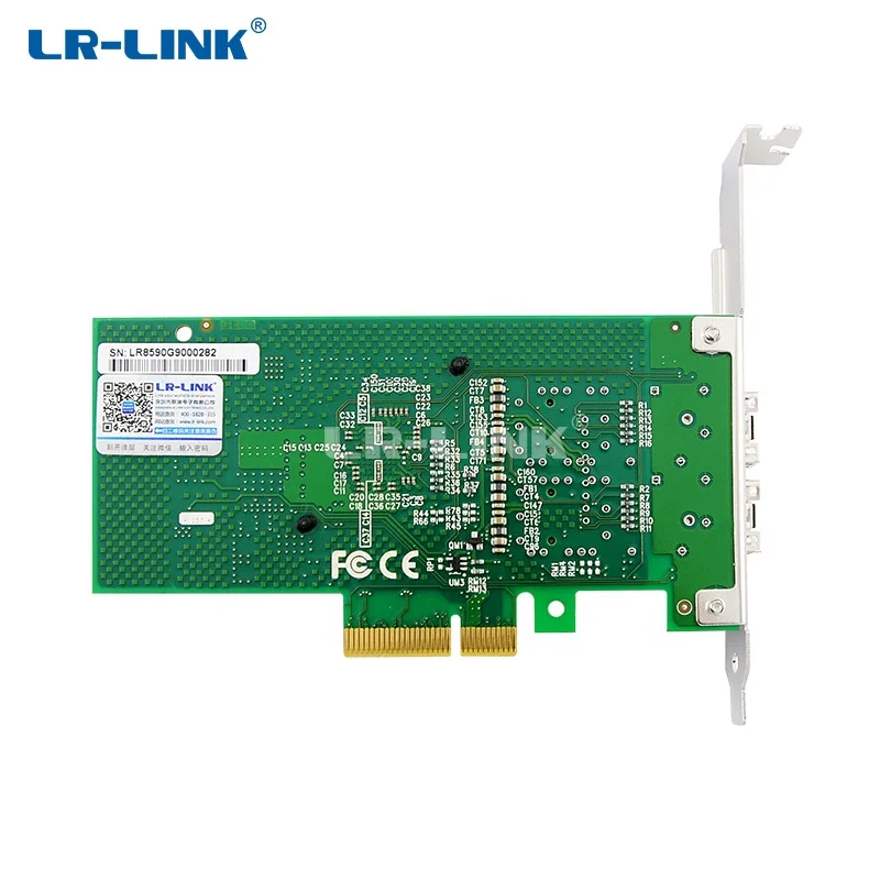 LREC9712HF-2SFP i350 на 2-портный Dual порт сетевой адаптер 1 Гб SFP волоконно-оптический карты