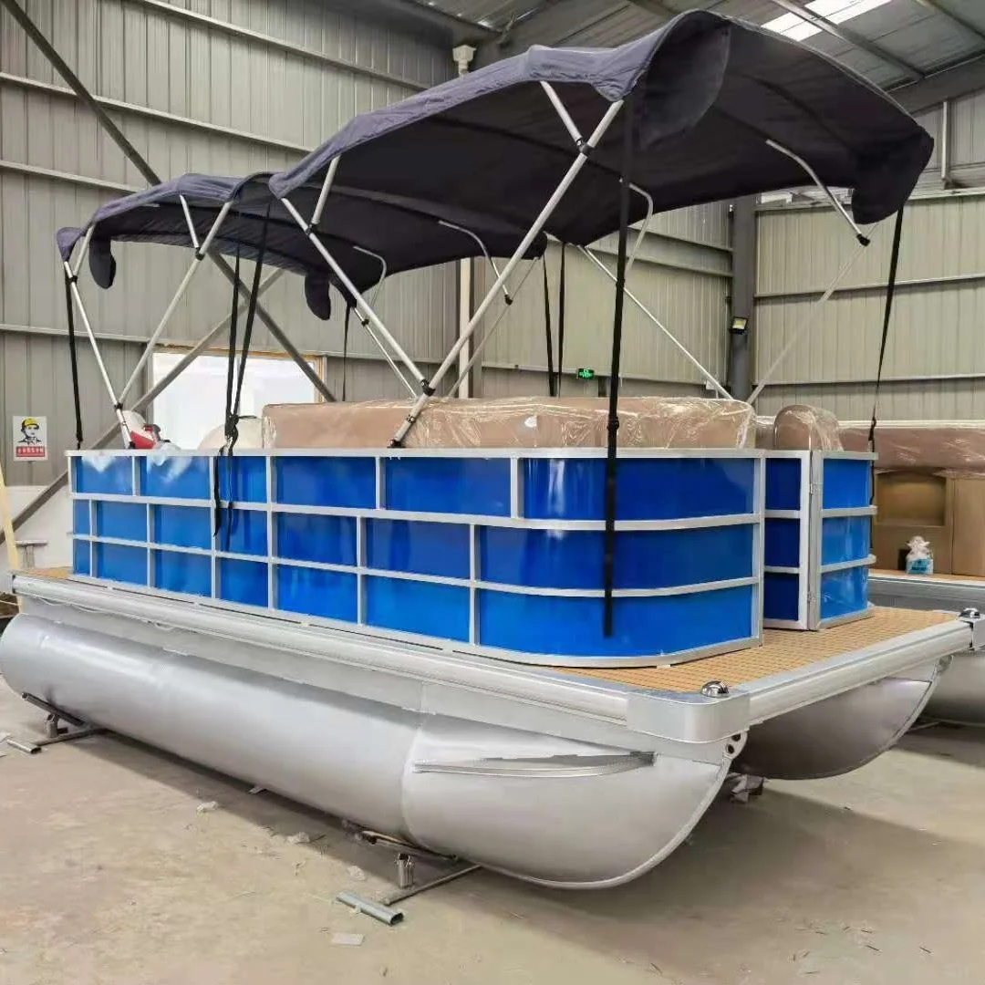 Лучшая плавающая алюминиевая электрическая понтонная рыболовная лодка для отдыха