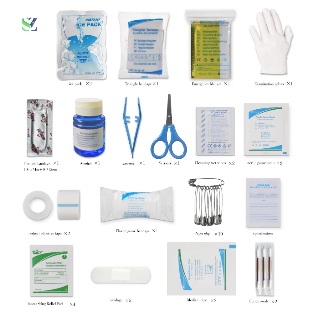 Factory wholesale Waterproof Small Medical First Aid Kit for Home Outdoor